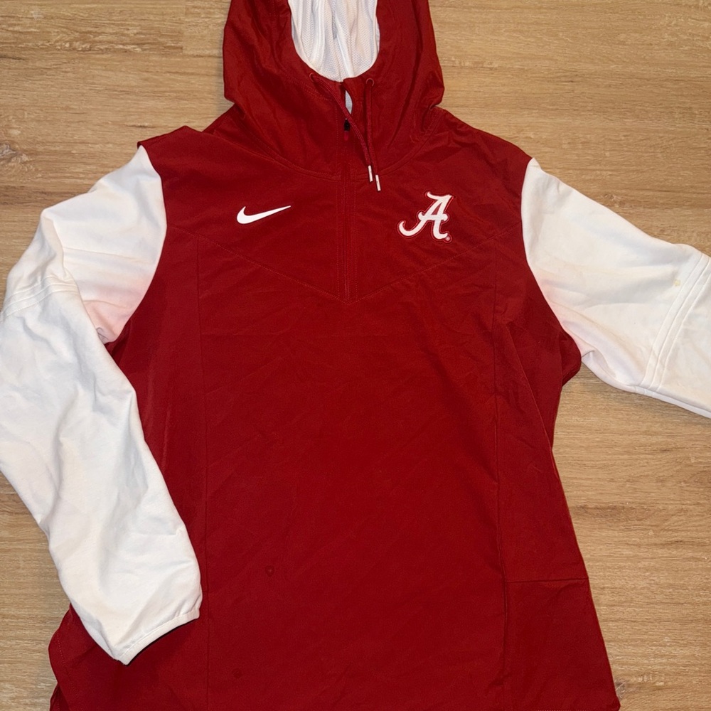 Alabama crimson and white jacket Nike